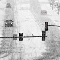 Snowy road