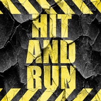 Hit and Run Road Sign